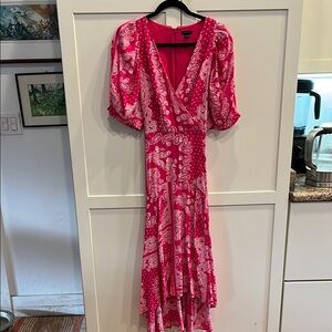 Ann Taylor Pink Paisley Dress; Size 2, NWOT